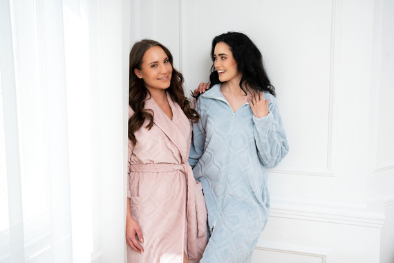 Arena Albornoz de mujer Italian Fashion - azul