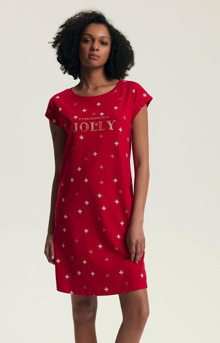 43720 Camisón de mujer Dotie Christmas Henderson - algodón, manga corta