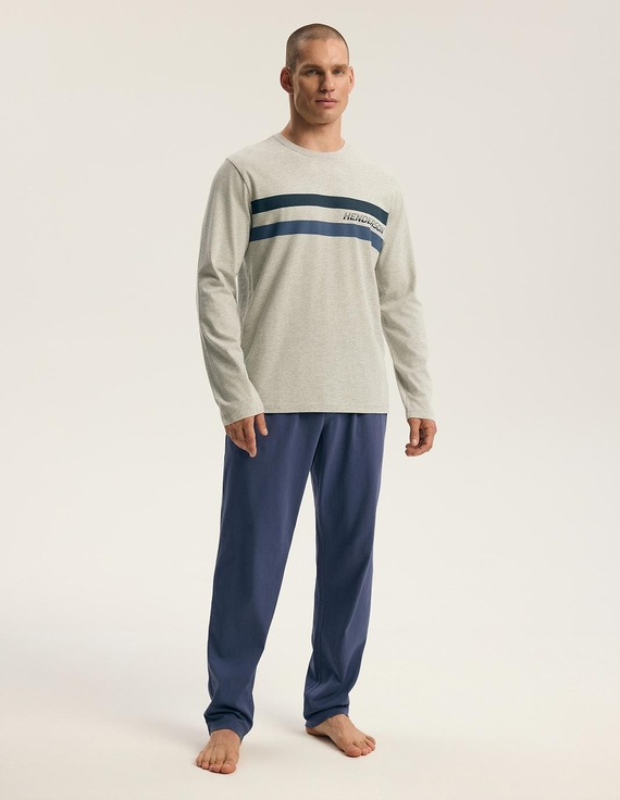 Henderson Core 45500 Flank Verde Pijama Hombre 100% Algodón Largo