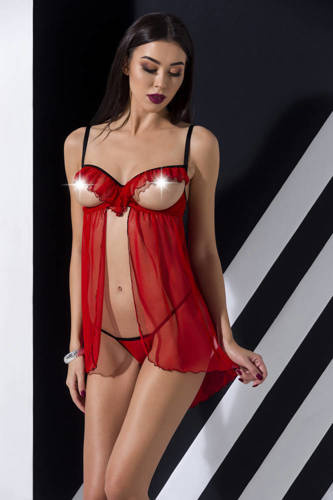 Chemise cereza mujer chemise Passion negro