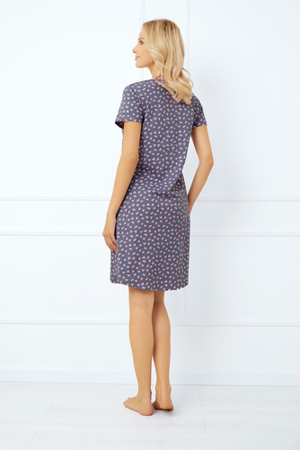 Camisón y chemise de lactancia Tiana, manga corta Moda Italiana - estampado