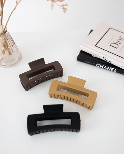 Elegante pinza para el pelo W26 Sensis - 10 cm - camel