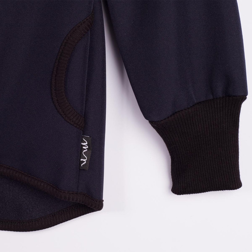 229004 Nicol Chaqueta softshell para niño con forro polar, capucha y reflectante - azul marino