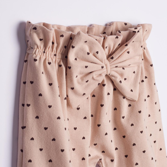 Nicol Hania 226016 Pantalones para niña Aladinos con lazo y corazones