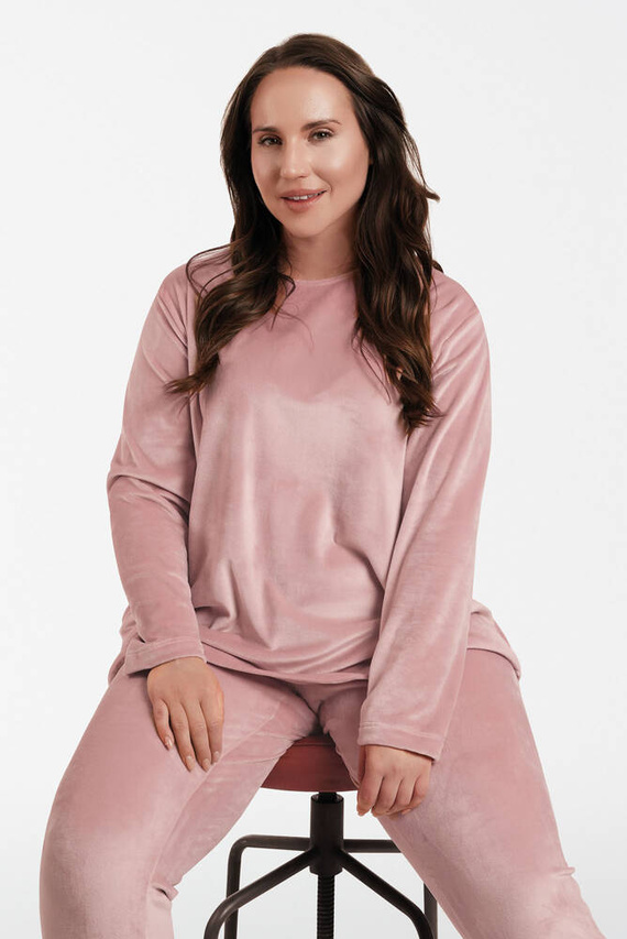 Conjunto Akara Ladies Italian Fashion - rosa empolvado