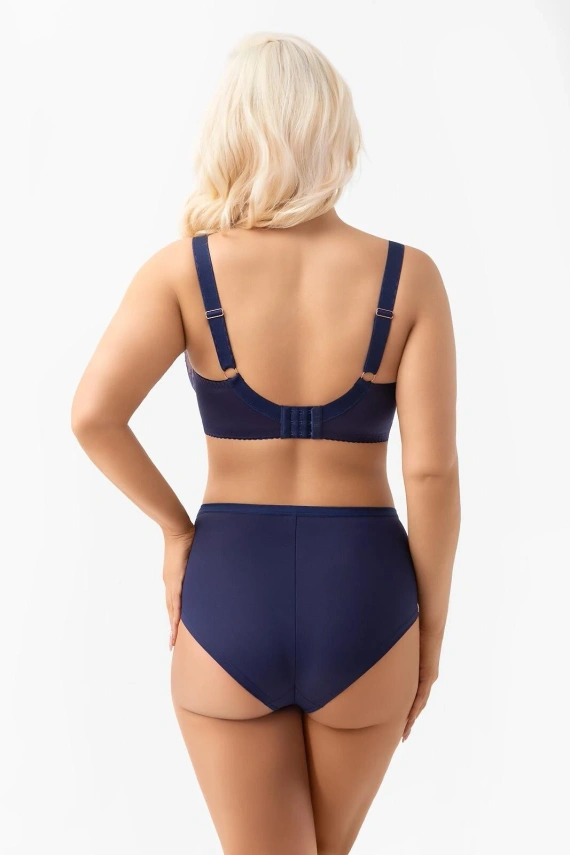 Gorsenia G024 Desire sujetador soft azul marino para pecho grande con aros