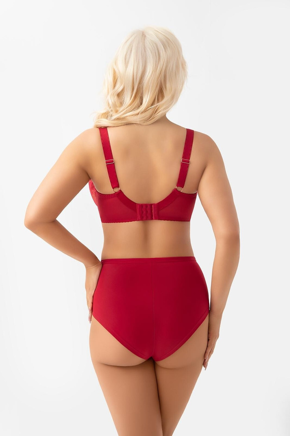 Gorsenia F024 Desire Braguitas de mujer rojas con encaje y microfibra