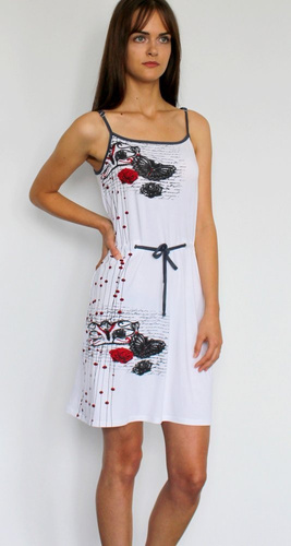 426 Camisón sin tirantes Alejandra II Forex - blanco