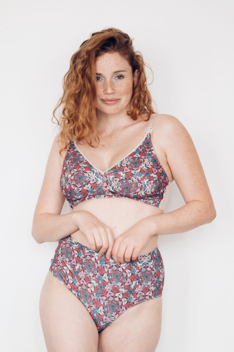 Motley Burgund figi ciążowe Momtobe 