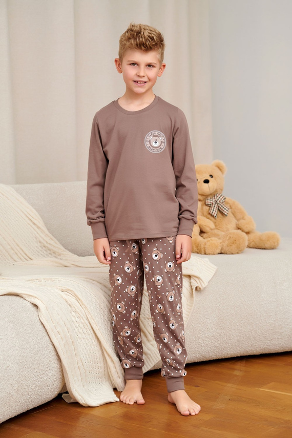 Doctor Nap 7509 Bear Club Pijama infantil de algodón larga con bolsillos