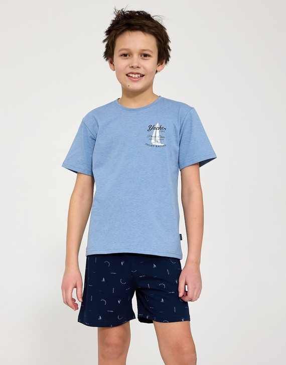 Pijama niño Cornette Young Boy 790/127 Pacific de algodón azul