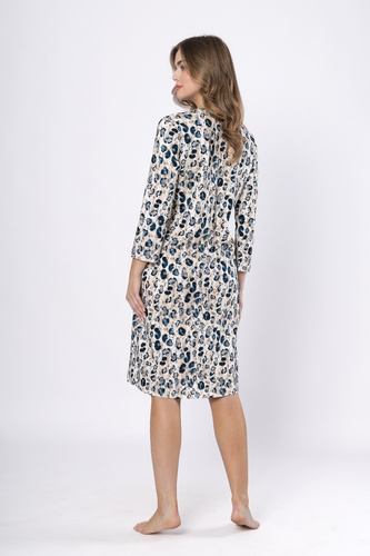 Camisón de señora 1665 Witalia - algodón, manga larga, cómodo y clásico