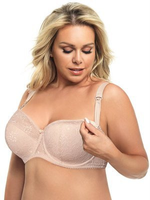 MK14 Sujetador de lactancia semiacolchado MEY Gorsenia - beige