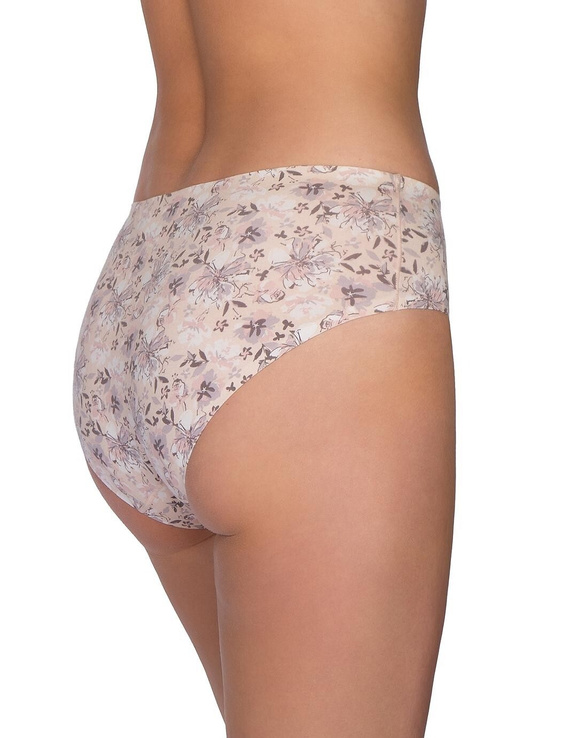 Bragas mujer Lama L-LC1598 BI sin costuras algodón pack 2 beige-mocca
