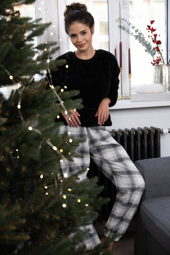 Pijama de mujer Meredith Sensis - negro