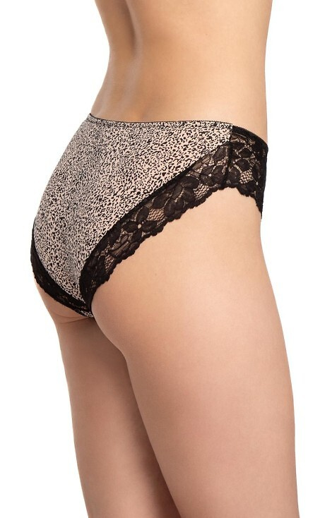 L-1586 Pack de dos braguitas Lama para mujer, 95% algodón, cómodas y clásicas