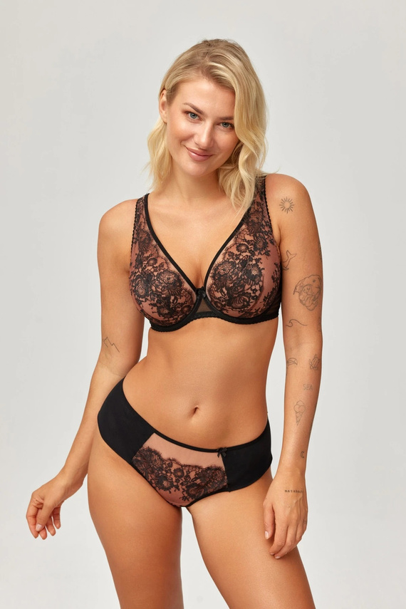 Biustier Skarlet Azal Soft Bralette con aros de encaje para escote