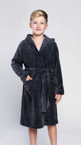 Mimas Albornoz de niño Italian Fashion- grafito