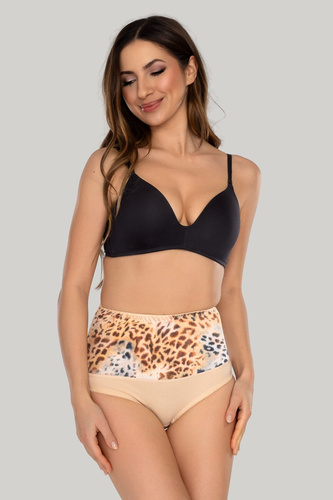 Mitex IGA WILD bragas moldeadoras cintura alta para vientre plano wild black