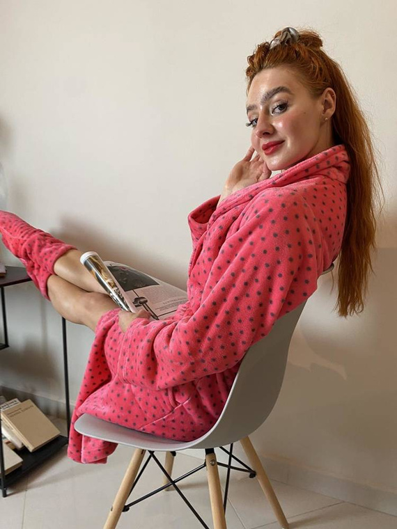 548 Melanie Bata larga de mujer Forex - frambuesa