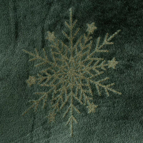 Eurofirany Manta de Navidad verde - colcha de microfibra suave, 240 g/m²