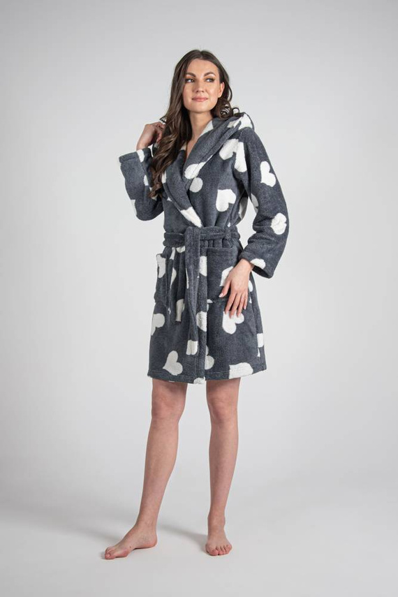 671 Hearts Bata corta para mujer Forex - grafito