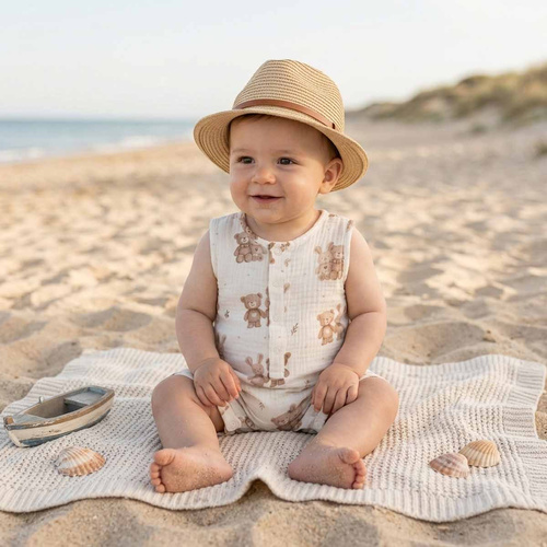 Nicol 224230 Pelele Muselina para Bebé 100% Algodón para Verano