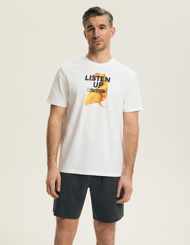 Pijama hombre Henderson 44504 Bait algodón blanco corto cómodo set