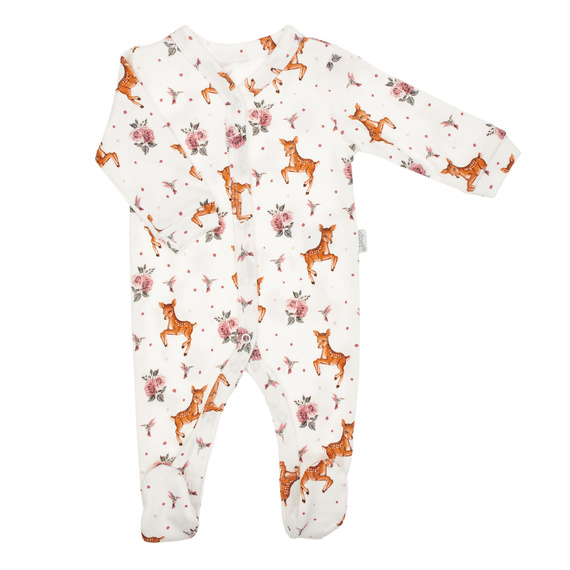 216031 Pijama bebé Lala Nicol - algodón, estampado sari y rosa