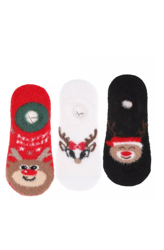 Moraj CDC 350-004 Bailarinas de ABS para mujer - festivas, cálidas, antideslizantes