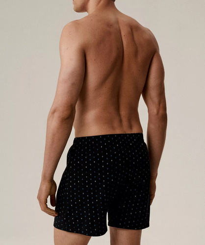 Calzoncillos bóxer Atlantic para hombre 2MBX-081 algodón negro - corte holgado, 2 unidades