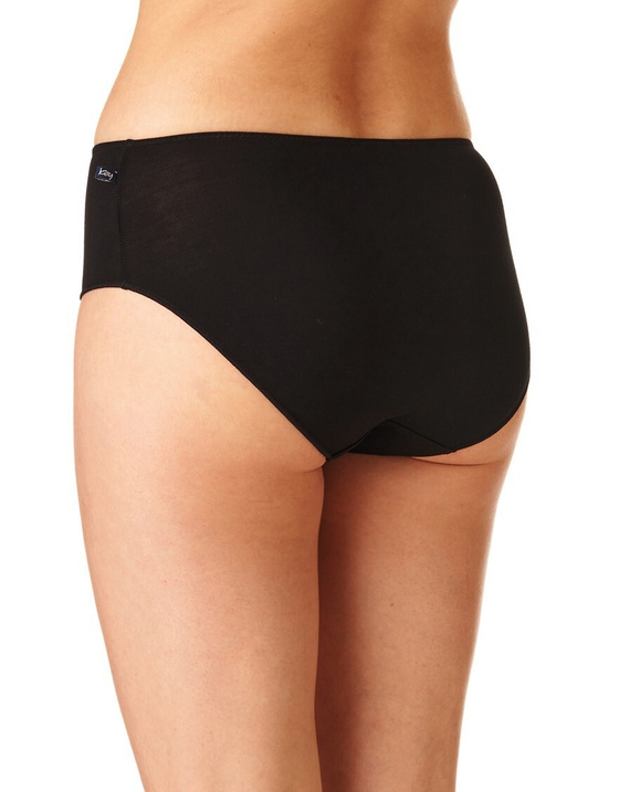 Figs Ava 2256 negro - corte clásico, microfibra suave, comodidad y encaje sutil