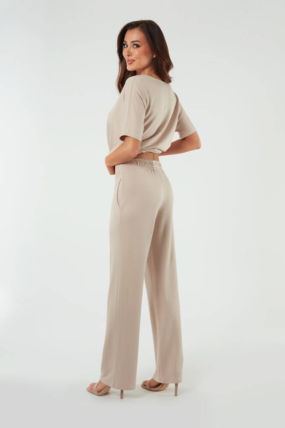 Soler Blusa manga corta Moda Italiana - beige