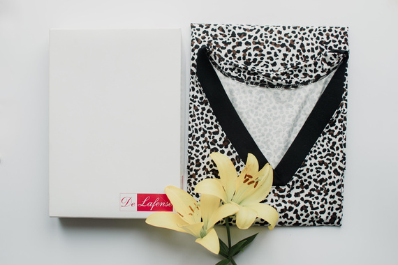 853 Kendall De Lafense - Camisón Pantera viscosa - camuflaje crudo