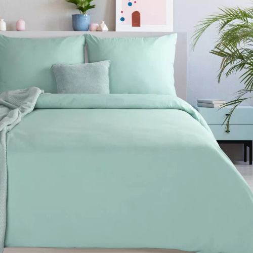 Ropa de cama MI de microfibra Eurofirany suave con cremallera 100% poliéster verde