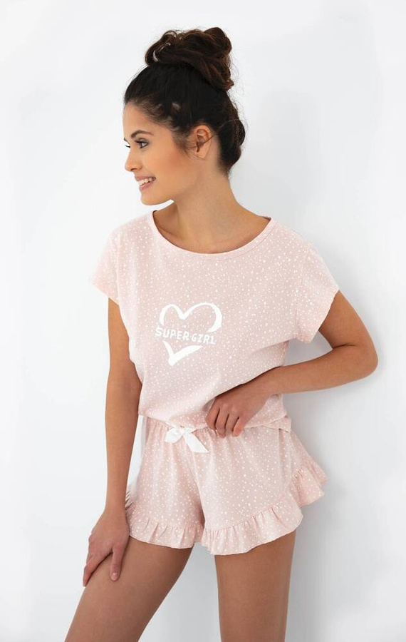 Super Girl Pijama de señora Sensis - rosa claro