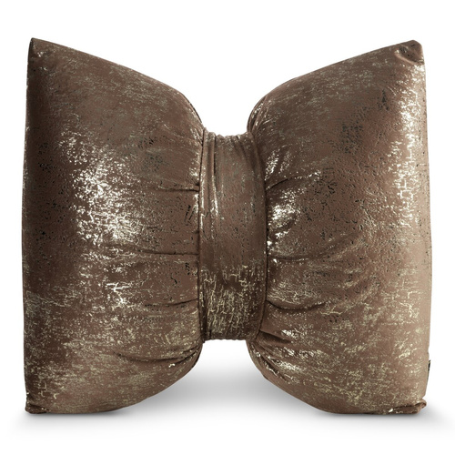 Cojín de Navidad 1 Eurofirany marrón 45x55 - lazo de terciopelo