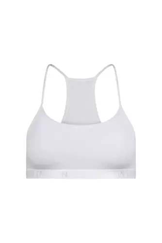 Nikola Sujetador de niña, tirante estrecho Italian Fashion- blanco