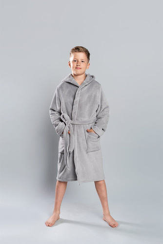 Mimas Albornoz de niño Italian Fashion- gris