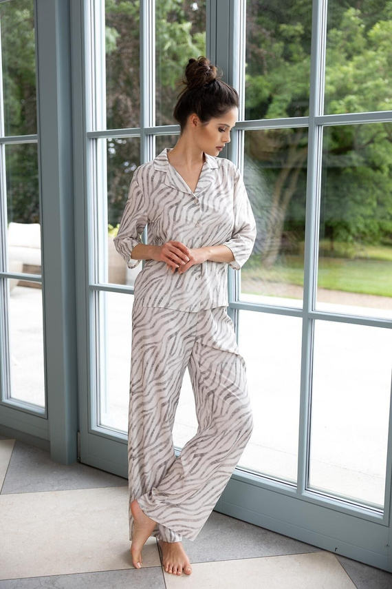 Sensis Emory 7/8 beige – pijama mujer 100% viscosa