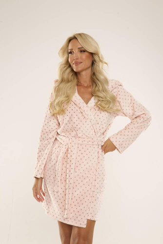 546 Albornoz corto de mujer Melanie Forex - Salmón