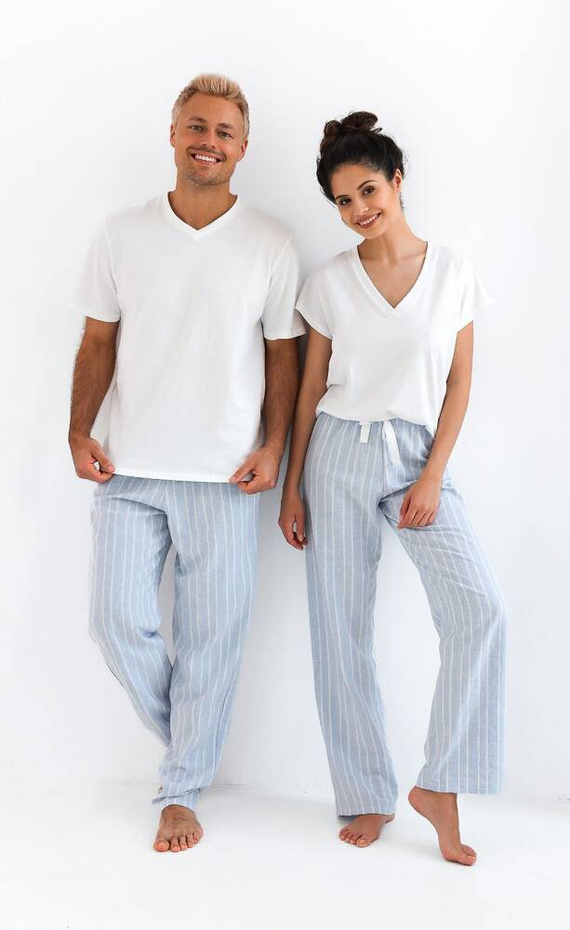 Pijama de hombre David Sensis - perla