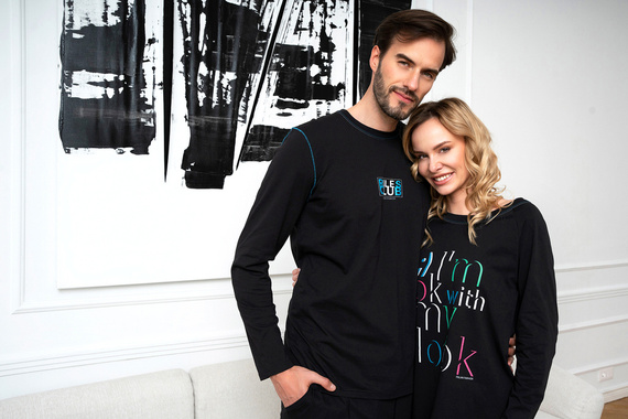 Camisón Olza Moda Italiana - negro