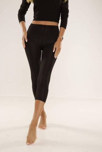 862 Leggings 3/4 De Lafense - negro