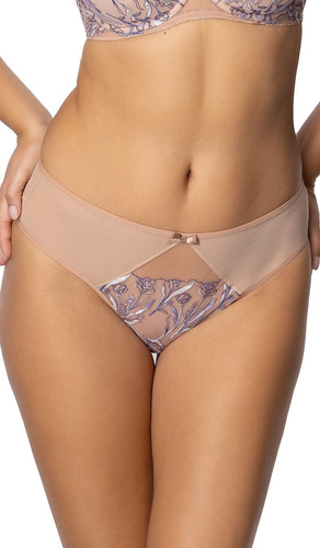 Gaia bragas de mujer GFP 1307 Raina - beige y azul, elegante y cómodo