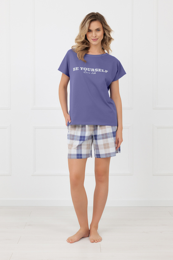 Pijama mujer Rima Italian Fashion 100% algodón manga corta short