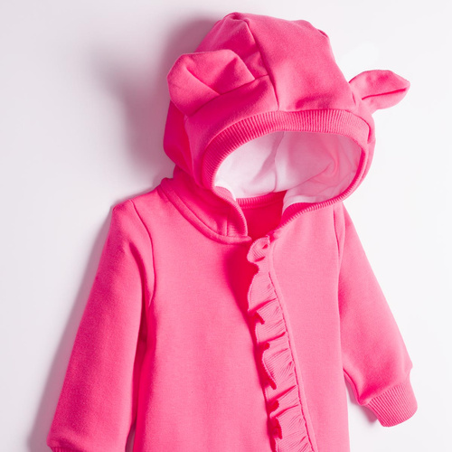 Nicol Tosia 225271 Pijama de chándal para niña rosa + botitas para no caminar