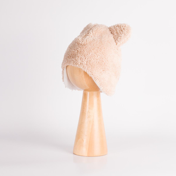 227265 Nicol BENEK Gorro para bebé oso beige cálido con orejitas