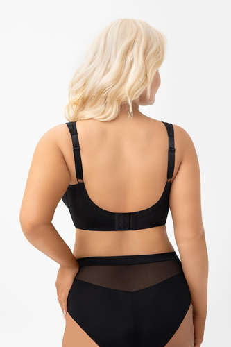 Sujetador soft sin aros G017 Roma Gorsenia negro cómodo y de soporte