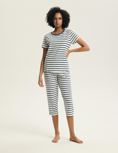 Pijama mujer 45316 Eulana 100% algodón 7/8